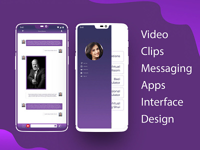 5 app social media app user interface