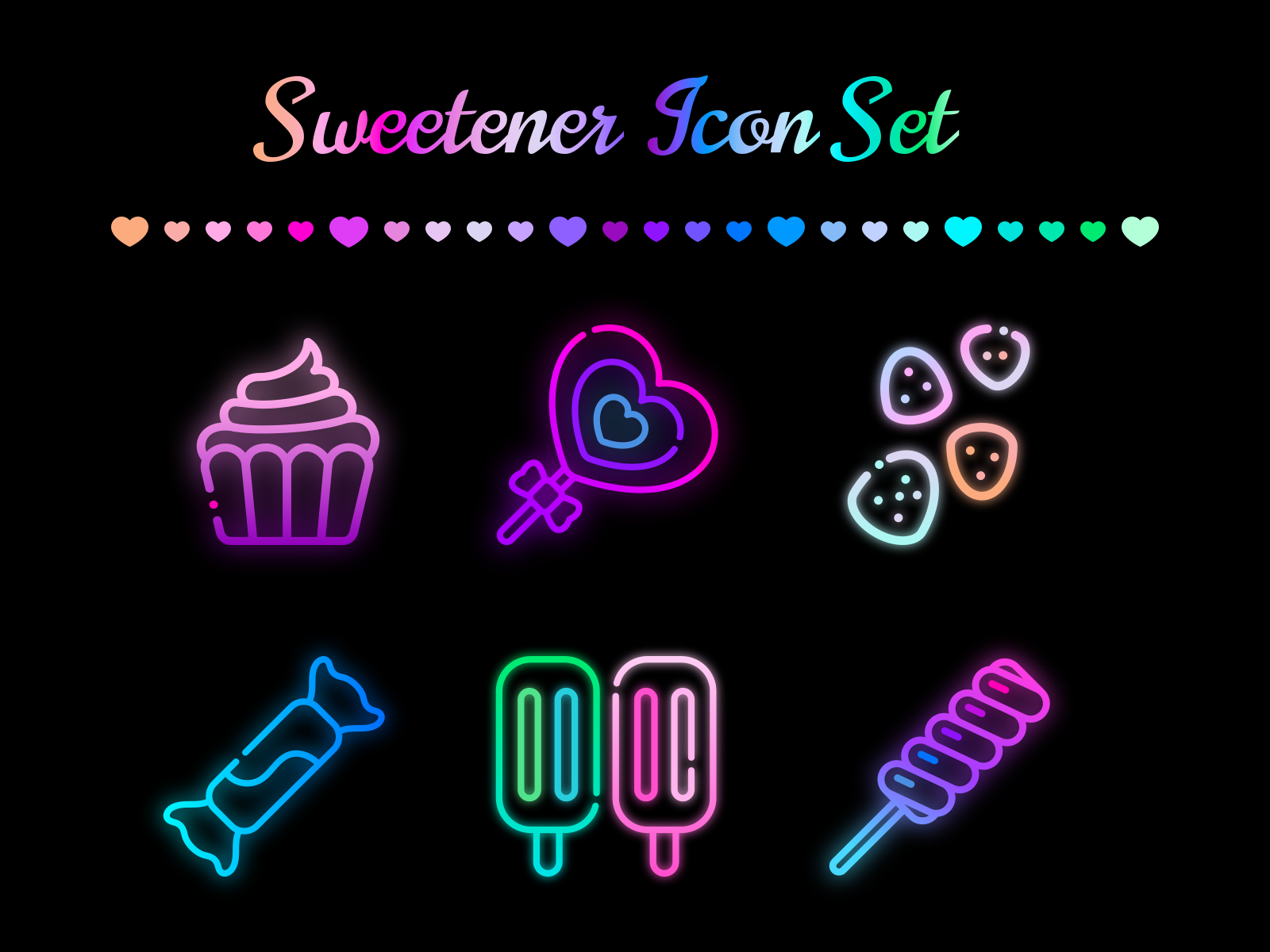 Sweetener Icon Set