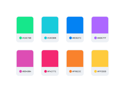 Bright Palette branding color color palette color scheme colorful colors palette ui ux