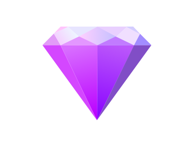 Amethyst Design Logo amethyst design gem gemstone jewel purple