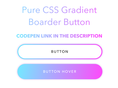 Gradient Boarder Button