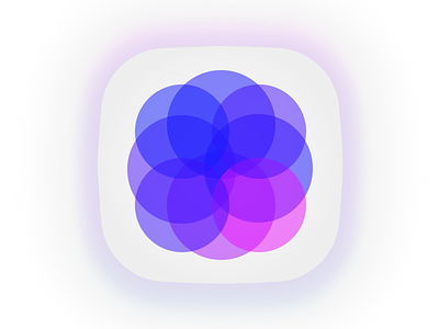 Ultra Violet App Icon amethyst app app concept blue branding design gem icon illustration jewel logo minimal pink purple ui ultra violet ux vector violet web