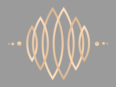 Synergy branding branding agency gold gradient grey illustration logo metal metalic rose gold shiny vector