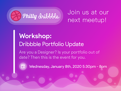Philly Dribbble Portfolio Workshop