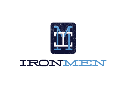 Ironmen Men's Ministry church iron logo men ministry