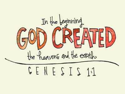 Genesis 1:1 beginning bible create earth father genesis heaven verse