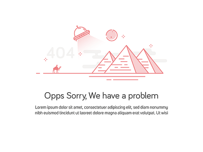 404 concept abutours.com falt design graphic design illustration