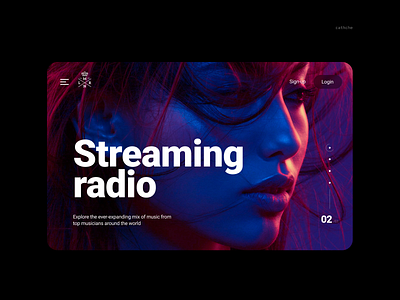 streaming radio 99design app concept design interface music music app ui ux