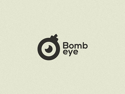 Bomb + Eye branding design logo pedrod