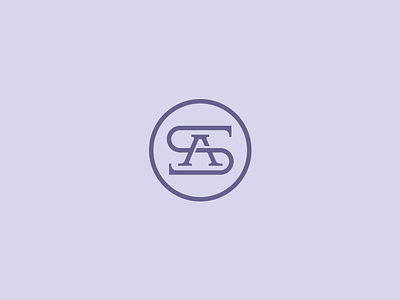 S + A Monogram. branding daily design logo monogram pedrod