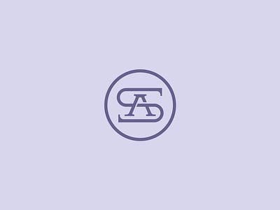 S + A  Monogram.