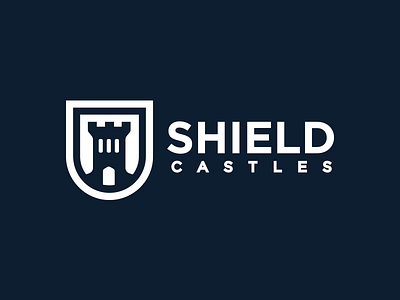 Shield Castle. brand branding castle daily design logo mark pedrod shield