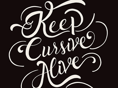 Keep Cursive Alive!