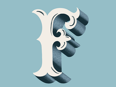 Letter F for 36 Days Of Type