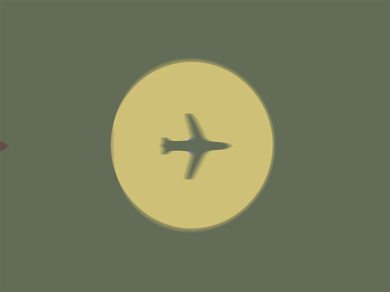 Plane Logo Animation circle gif graphics loop mograph motion plane