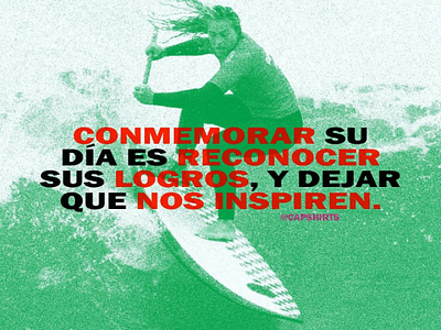 8M 8m barranquilla girl graphics inspiration power surf womans day