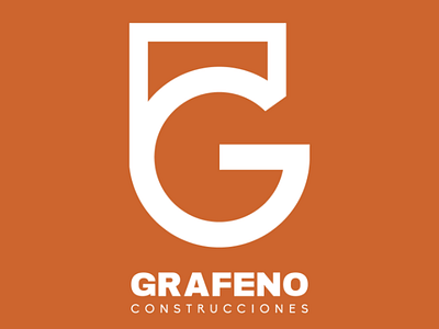 Grafeno Construcciones, Logo. architecture logo design logotype typography