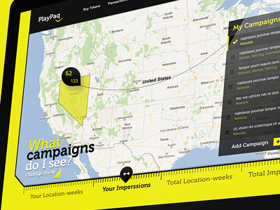 Playpaq Thumb campaigns creator interface uiux user