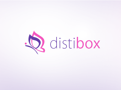 DistiBox branding e shop ecommerce logo online perfume share shop
