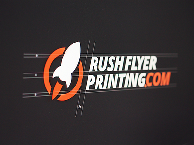 Rush Typo Time2art fast grid orange power printing rush typography