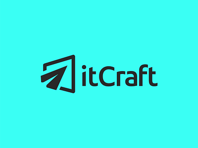 Itcraft Logo apps brand branding company craft information it logo mobile startup technology