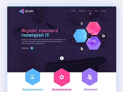 Itcraft Webdesign animated business craft it longpage responsive rwd startup webdesign