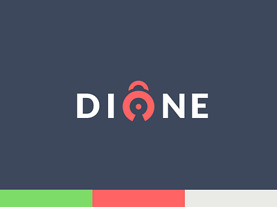 Dione android app art branding ios lock logo mobile product startup