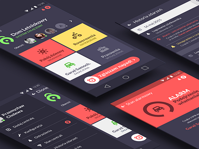 Dione App - All screens android design app ios mobile app mobile interface safety security ui uiux usability user interface visual