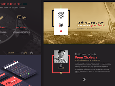 Time2art Prem Cholewa - portfolio art creative web designer portoflio rwd startup time2art ui uiux usability visual webdesin
