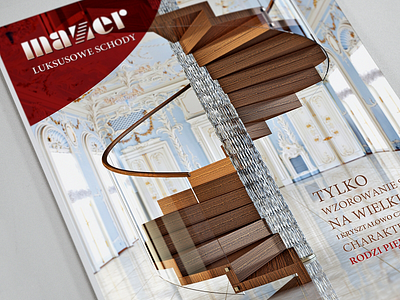 Mazer - stairs manufacturer 3d design manufacturer poster render stairs