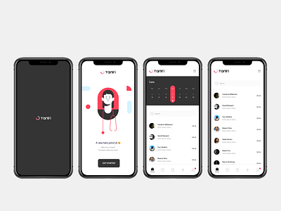 Taniri app app design application design system mobile mobile app product design ui design