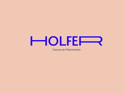 Holfer. Physiotherapist brand design doctor logotype motion physiotherapist science