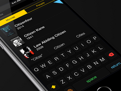 TodoMovies theme for Themeboard ios keyboard theme themeboard todomovies