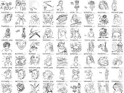 Smattering of drawings from Drawing Day 2009 drawingday drawings sketches