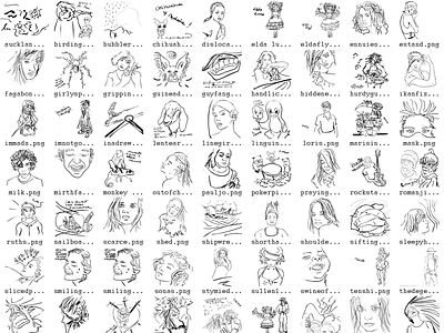 Smattering of drawings from Drawing Day 2009