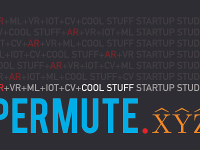 Permute.xyz Bizcard / Signage business cards design