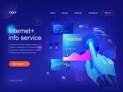 Internet+ info service
