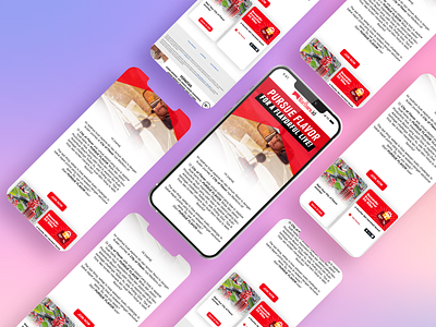 Marlboro Pursue Flavor Mobile Ui News Feed