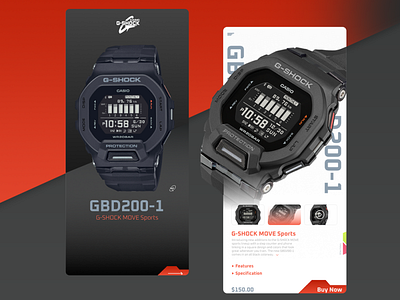 G-SHOCK GBD200-1 Concept Webstore