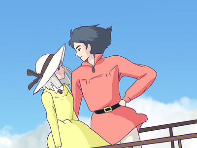 Sophie And Howl From Howl S Moving Castle By Jayet Abdul On Dribbble