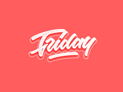 Friday calligraphy lettering typeface typography