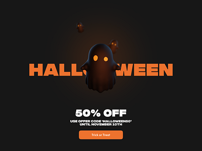 Halloween app branding design illustrations vector