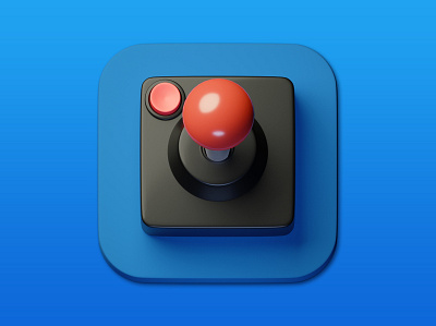 19. Joystick 3d 3d art adobe photoshop b3d blender3d design icon illustration minimal photoshop