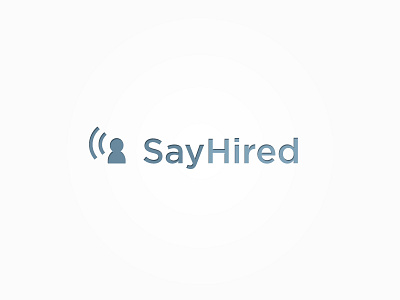 Sayhired Logo logo minimal