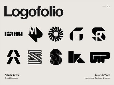 Logofolio Vol. 3 behance behance project brand design branding lettermark logo logo collection logo design logo designer logo inspiration logo mark logodesign logofolio logos logotype mark monogram monogram logo symbol trademark