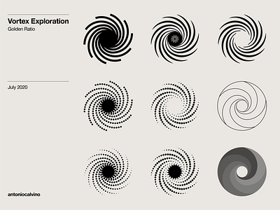 Vortex Exploration branding design exploration golden ratio golden ratio logo goldenratio graphic graphicdesign logo logo design logo exploration logo mark logo vortex logodesign logos marks symbol symbol exploration trademark vortex