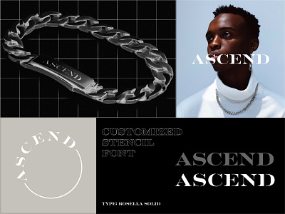 Ascend 1.0 Logotype brand brand design brand identity brandidentity branding branding concept branding design jewelery jewellery logo logo logotype logotype design logotype designer logotypedesign logotypes stencil stencil font type typedesign typography