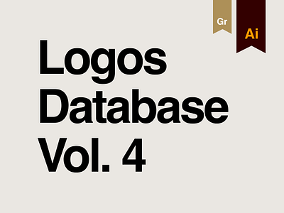 Logos Database Vol. 4 adobe behance brand branding database graphic design graphicdesign illustrator logo logo collection logo database logodesign logofolio mark trademark
