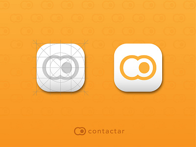 —CONTACTAR iOS App Icon Design brand design dribbble graphic graphicdesign icon ios logo logodesign logos logotype symbol