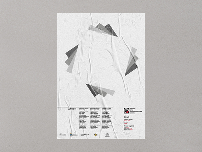 Poster MACS - Museo Arte Contemporaneo Sicilia 1/3 art brand brandidentity branding contemporary design dribbble graphic graphicdesign museum poster posterdesign